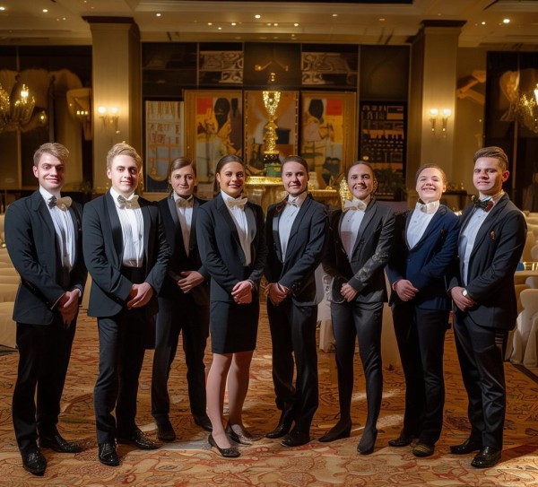 以礼为媒，以服务为魂——酒店服务礼仪大赛冠军团队的荣耀与担当