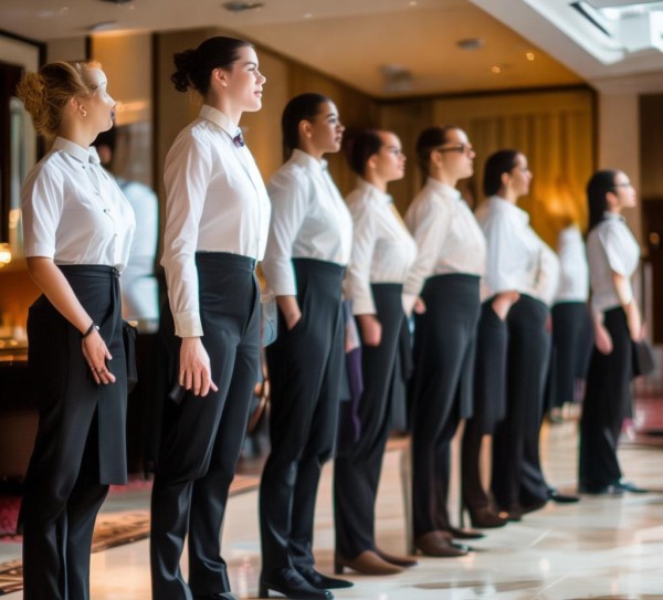酒店服务员礼仪培训，站姿规范与职业素养的基石