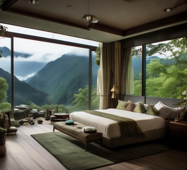 青城山酒店客房预订服务，便捷规划，舒适栖居，尽享青城山诗意之旅